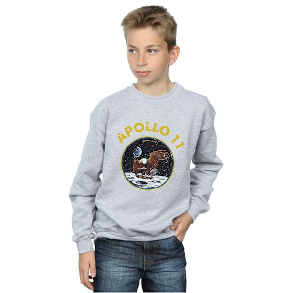 NASA Boys Classic Apollo 11 Sweatshirt 7-8 år Sports Grey Sports Grey 7-8 Years