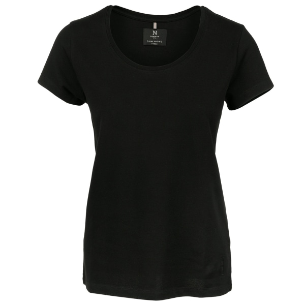 Nimbus Dam/Dam Danbury Pique kortärmad T-shirt L Svart Black L