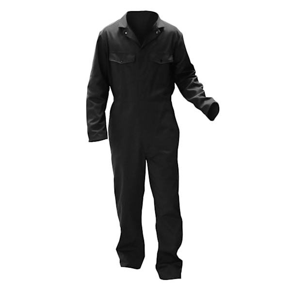 Warrior Herr Stud Front Coverall S/R Svart Black S/R