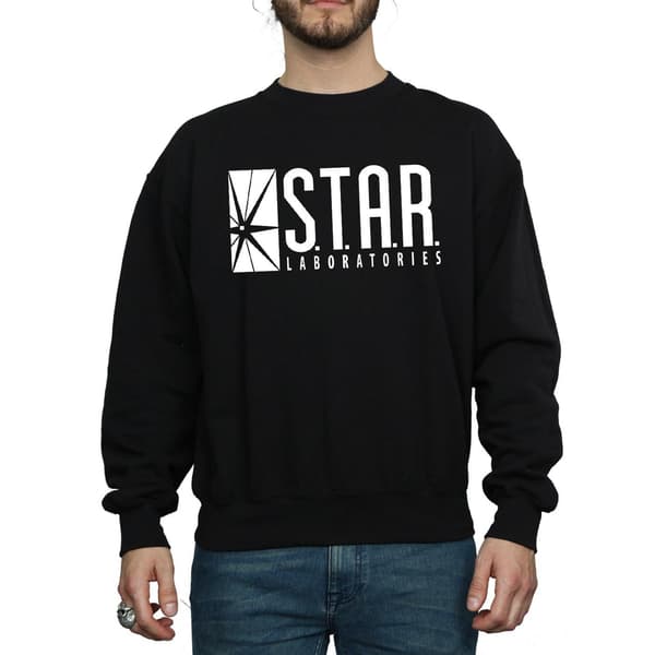 DC Comics Herr The Flash STAR Labs Tröja XL Svart Black XL