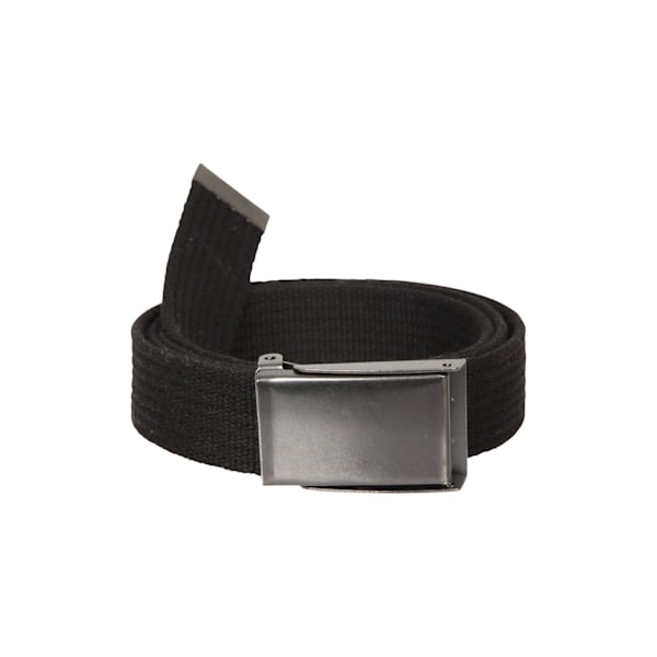 Mountain Warehouse Herr Canvas Bälte One Size Svart Black One Size