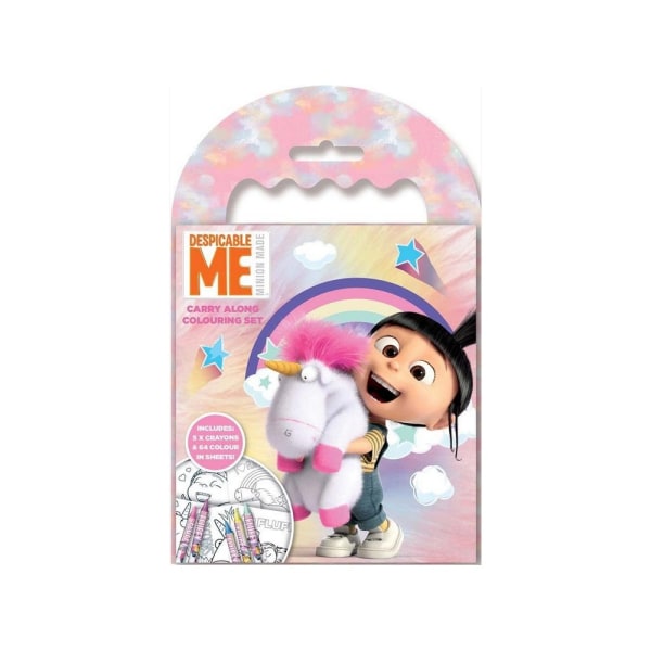 Despicable Me Fluffy Coloring Set (Pack med 69) One Size Multic Multicoloured One Size