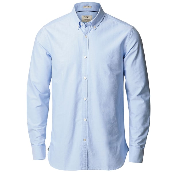 Nimbus Mens Rochester Slim Fit Långärmad Oxford Skjorta 4XL Lig Light Blue 4XL