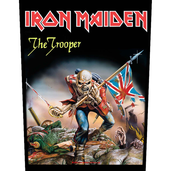 Iron Maiden The Trooper Patch One Size Flerfärgad Multicoloured One Size