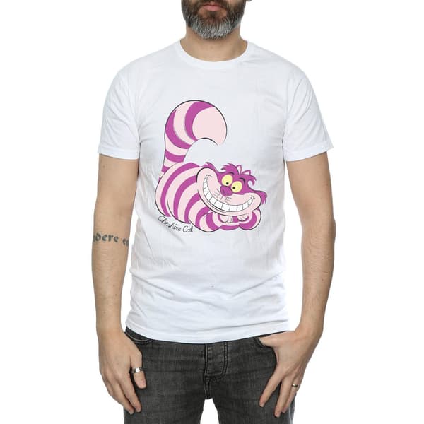 Alice i Underlandet Cheshire Cat Bomull T-shirt M Vit White M