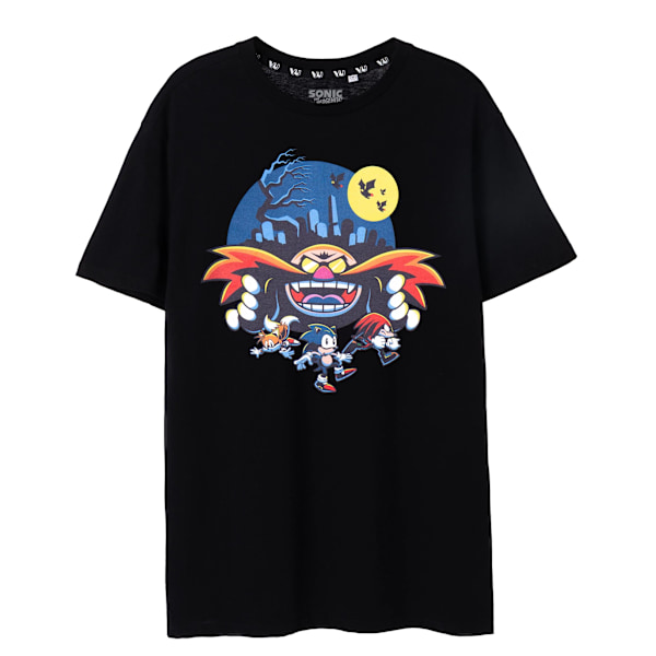 Sonic The Hedgehog Herr Doctor Eggman Kortärmad Halloween T-shirt Black XXL