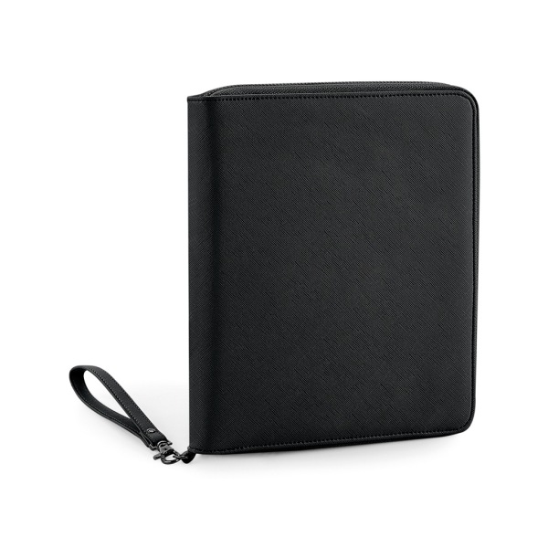 BagBase Faux Leather Boutique Travel/Tech Organizer One Size Bl Black/Black One Size