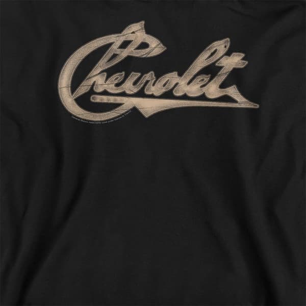Chevrolet Unisex Vuxen Chevy Script Sweatshirt S Svart Black S