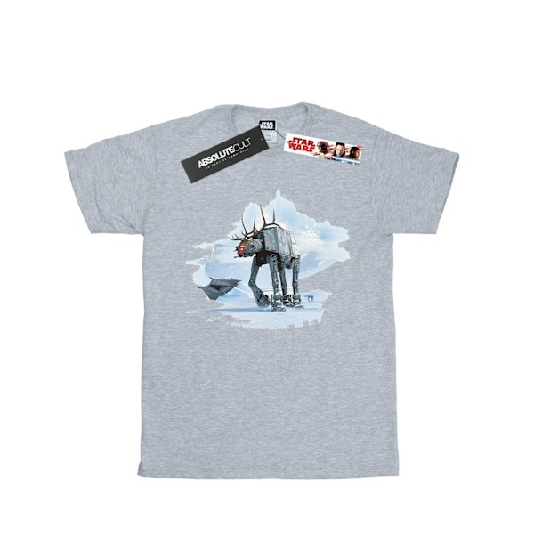 Star Wars Boys Jul AT-AT Ren T-Shirt 5-6 År Sport Sports Grey 5-6 Years