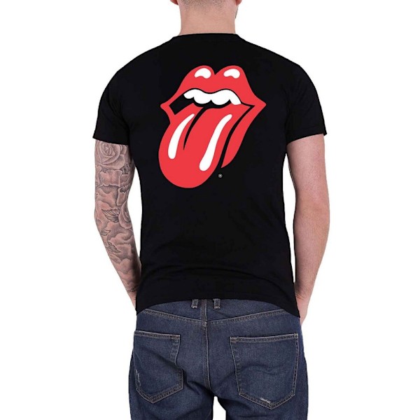 The Rolling Stones Unisex Classic Tongue T-shirt L Svart Black L