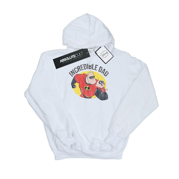 Disney Herr The Incredibles Bob Parr Incredible Dad Hoodie L Vit White L