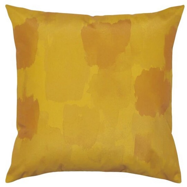 Evans Lichfield Vattenfärg Utomhuskuddfodral Storlek Ochr Ochre Yellow One Size