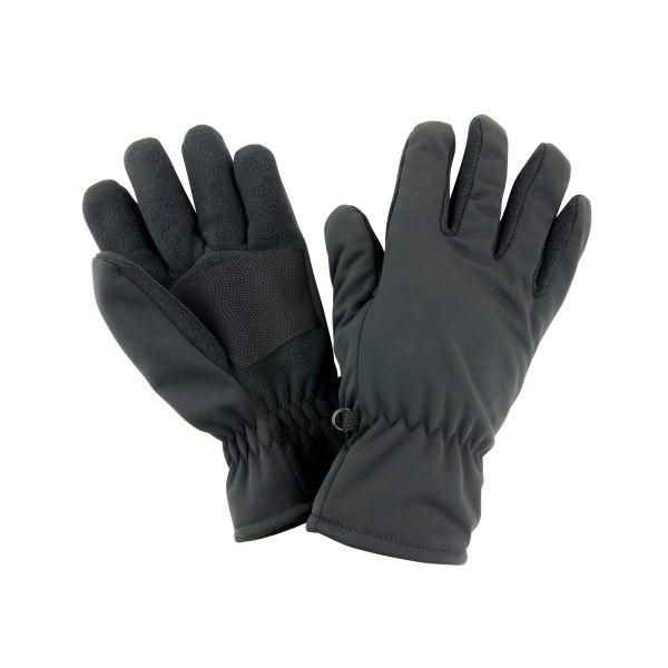Resultat Unisex Winter Essentials Softshell Thermal Gloves SM Bl Black S-M