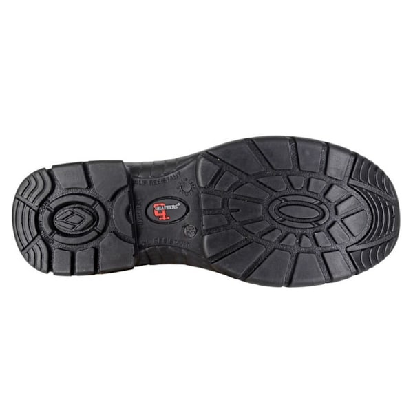 Grafters Herr Action Läder Säkerhet Extra Breda Rigger Stövlar 9 U Brown 9 UK