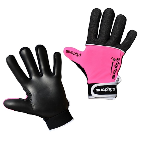 Murphys Childrens/Kids V2 Gaelic Gloves 6 Rosa/Svart/Vit Pink/Black/White 6