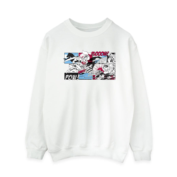 DC Comics Dam/Kvinnor Superman Serietidning Sweatshirt M Vit White M