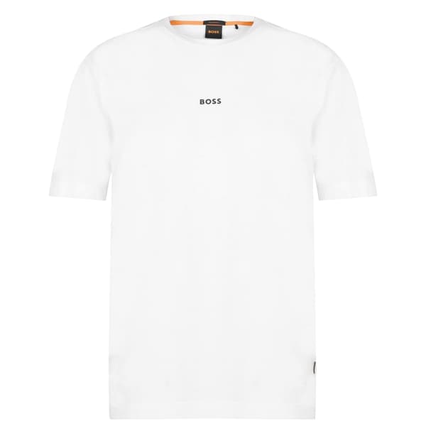 Boss Herr Tchup Logo Oversized T-shirt XL Vit White XL