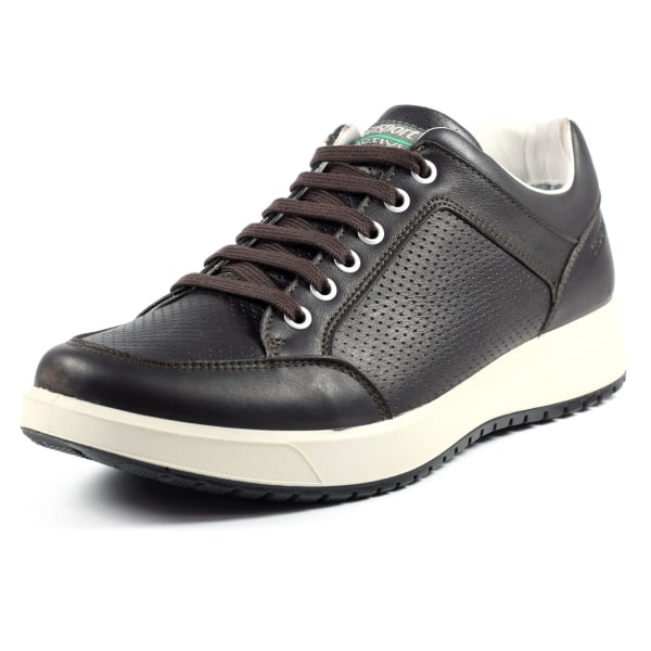 Grisport Herr Läder Active Shoes 10,5 UK Brown Brown 10.5 UK