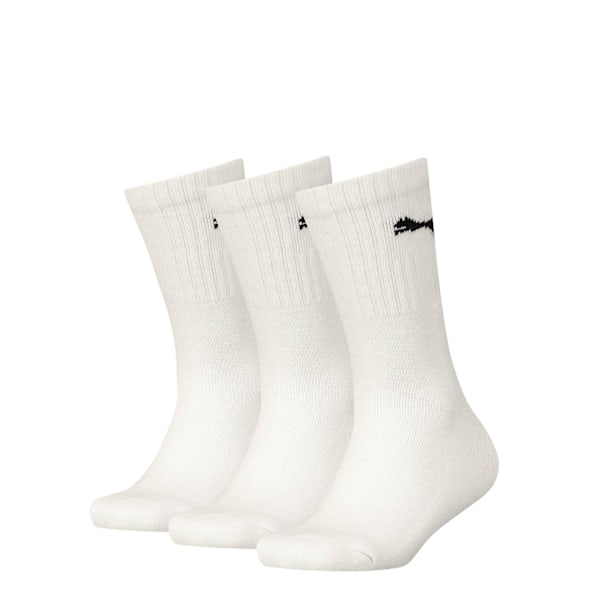 Puma Barn/Barn Logo Crew Socks (3-pack) 2 UK-5 UK Vit White 2 UK-5 UK