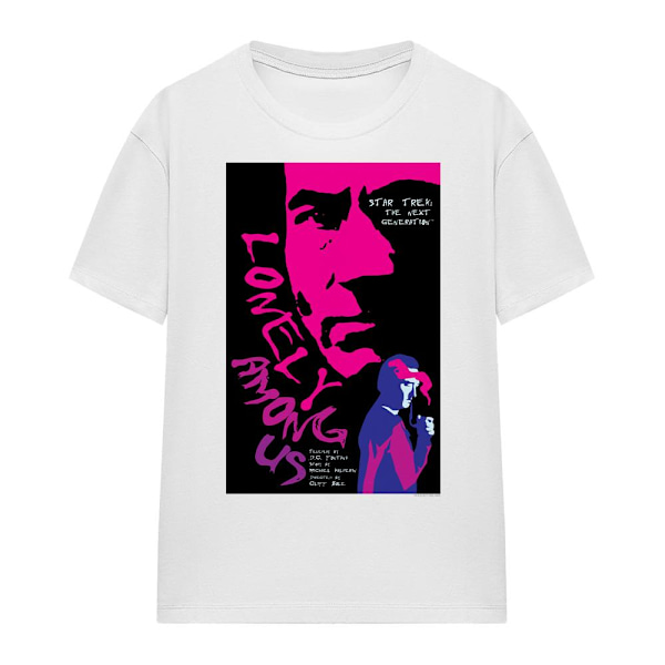 Star Trek Unisex Vuxen The Next Generation Säsong 1 Avsnitt 7 T-shirt White M