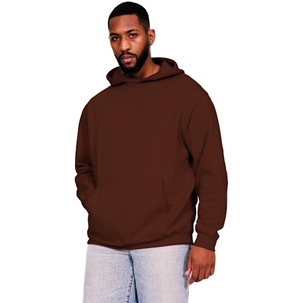 Casual Classics Herr Core Ringspun Bomull Oversized Hoodie 4XL Chocolate 4XL