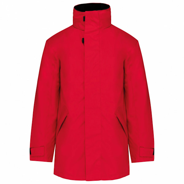 Kariban Unisex Vuxen Quiltad Parka L Röd/Svart Red/Black L