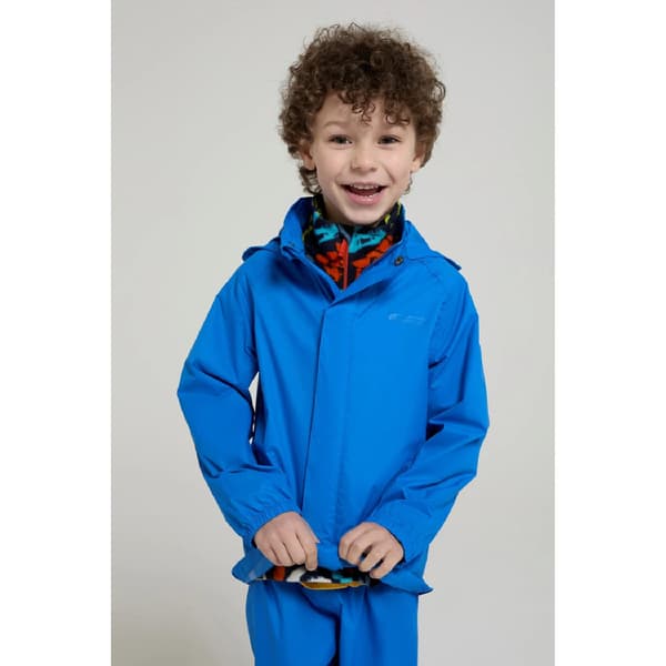 Mountain Warehouse Barn/Barn Pakka II Vattentät Jacka 9- Cobalt 9-10 Years