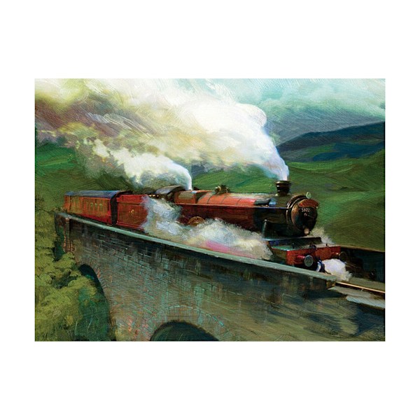 Harry Potter Hogwarts Express Canvas Print 60cm x 80cm Multicol Multicoloured 60cm x 80cm