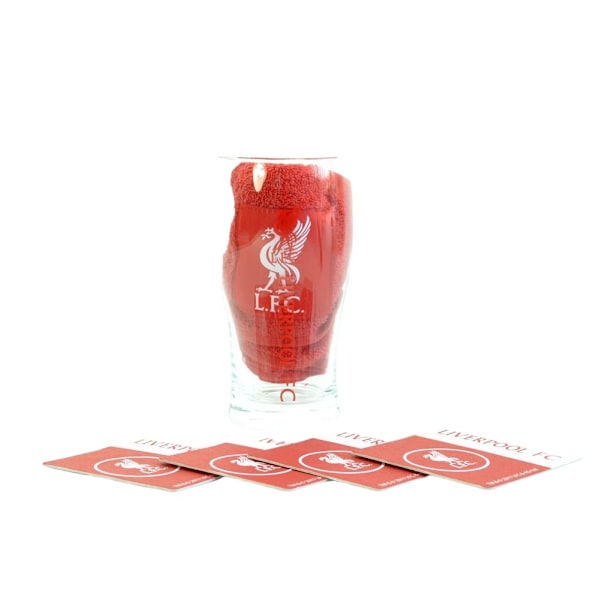 Liverpool FC Wordmark Crest Bar Set One Size Röd/Vit Red/White One Size