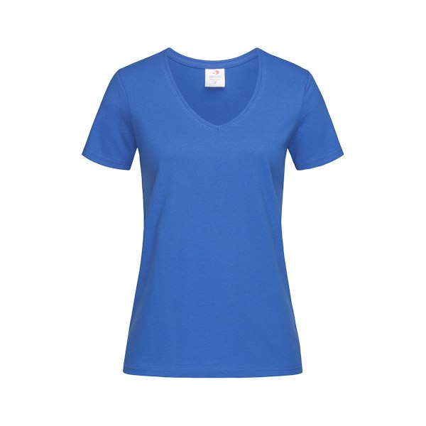 Stedman Dam/Dam Classic V-ringad T-shirt S Ljusblå Bright Royal S