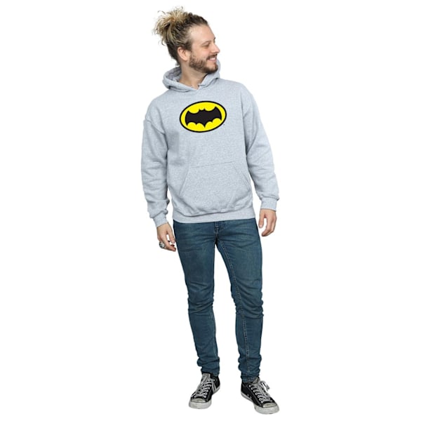 DC Comics Herr Batman TV-serie Logotyp Hoodie M Sports Grey Sports Grey M