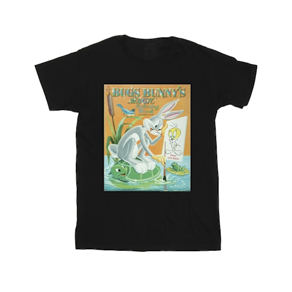 Looney Tunes Herr Bugs Bunny Målarbok T-shirt XXL Svart Black XXL