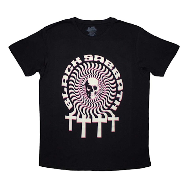 Black Sabbath Unisex Vuxen Hypnotisk Skalle T-shirt L Svart Black L