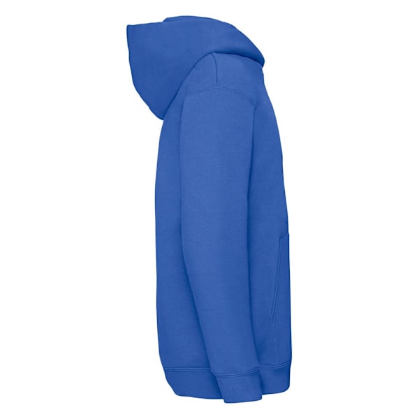 Fruit of the Loom Barn/Barn Premium Hooded Sweatshirt 5-6 Royal Blue 5-6 Years