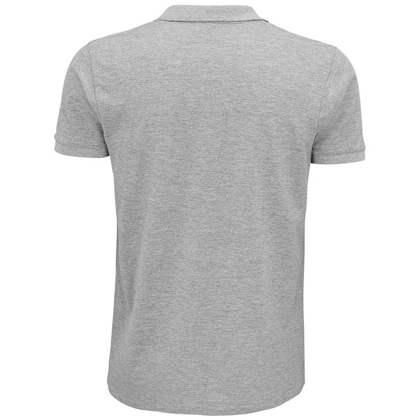 SOLS Herr Planet Pique Ekologisk Pikétröja 3XL Gråmelerad Grey Marl 3XL