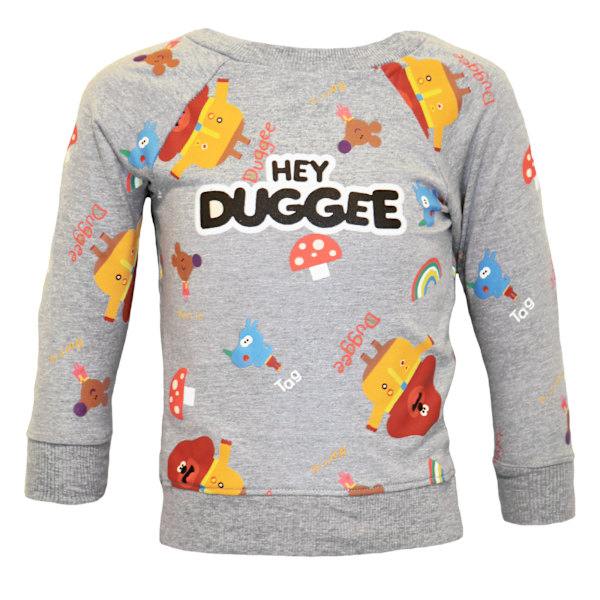 Hey Duggee Boys Squirrel Club Långärmad Sweatshirt 12-18 Mon Grey/Multicoloured 12-18 Months