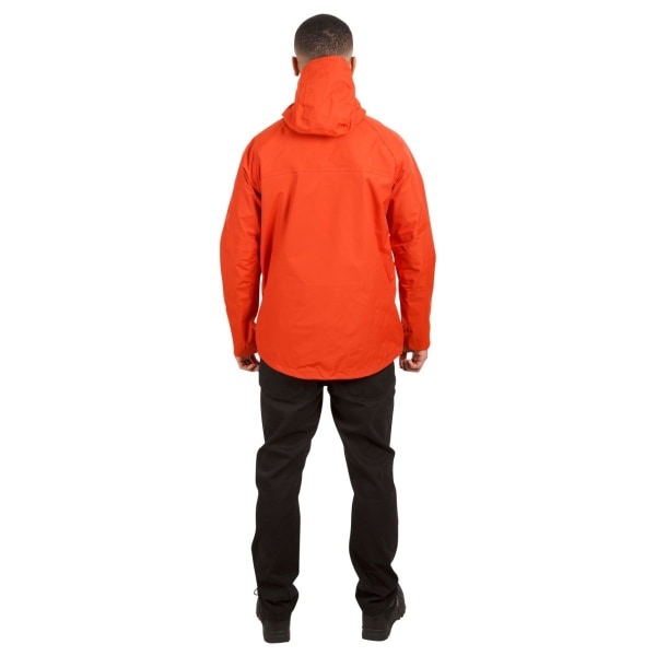 Trespass Mens Corvo Hooded Full Zip Vattentät Jacka/Coat XS B Burnt Orange XS