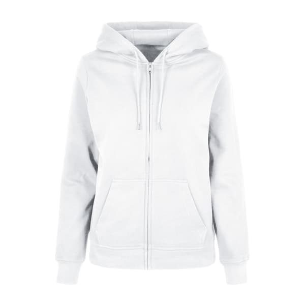 Build Your Brand Dam/Dam Basic Full Zip Hoodie XL Intense Intense Blue XL