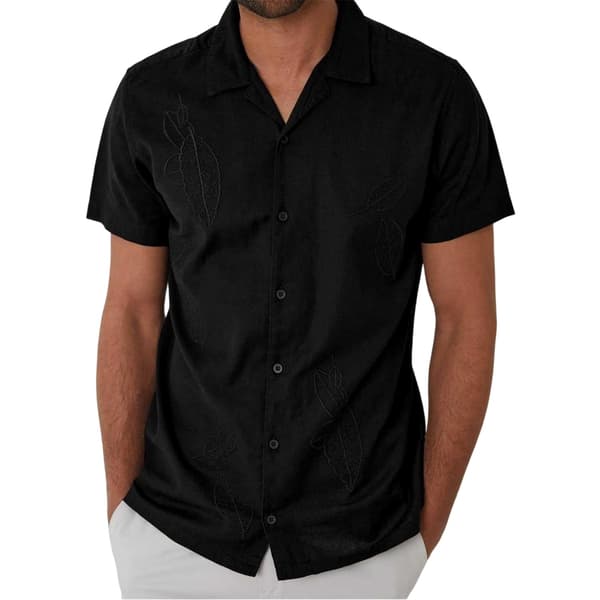 Threadbare Herrskjorta Maples Regular M Svart Black M