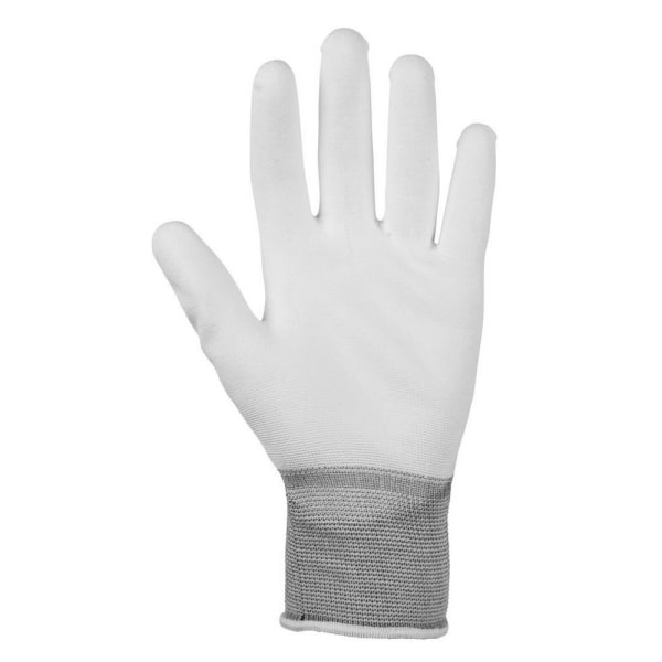 Glenwear PU-handskar L Vit/Grå White/Grey L