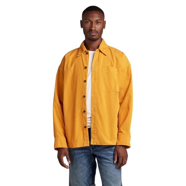 G-Star Oversized Boxy-skjorta för män L Gul Yellow L
