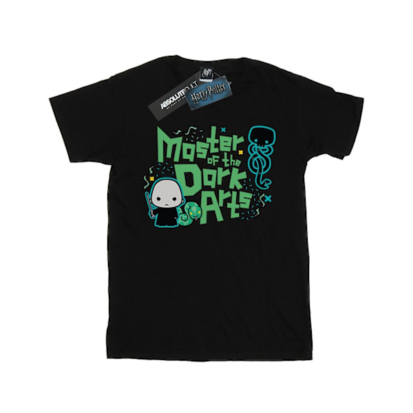 Harry Potter Dam/Kvinnor Voldemort Dark Arts Junior Bomull Boyfriend T-Shirt S Svart Black S