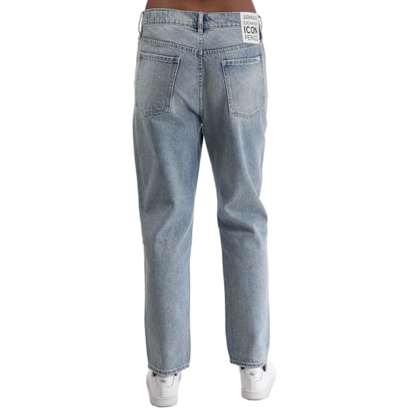 Armani Exchange Dam/Dam J51 Tvättade Morotsjeans 25R I Indigo 25R