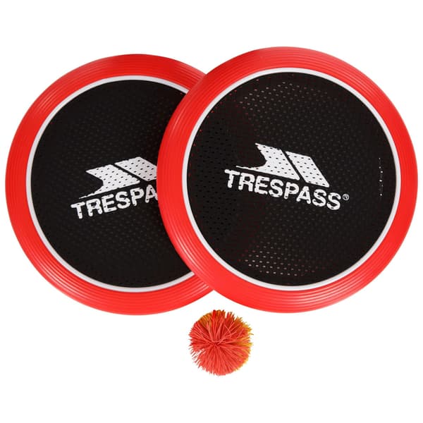 Trespass Stringbatz Trampolin Bat och Bollspel En Storlek Röd/Svart Red/Black/White One Size