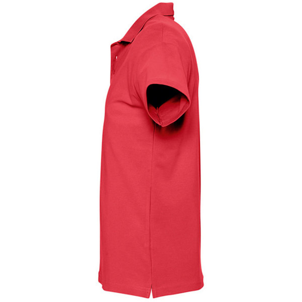 SOLS Herr Spring II Kortärmad Tungvikts Poloskjorta 4XL Röd Red 4XL