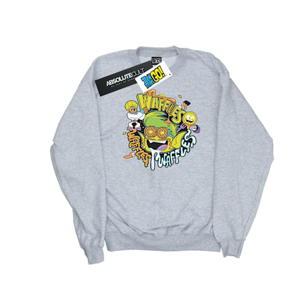 DC Comics Boys Teen Titans Go Waffle Mania Sweatshirt 5-6 år Sports Grey 5-6 Years