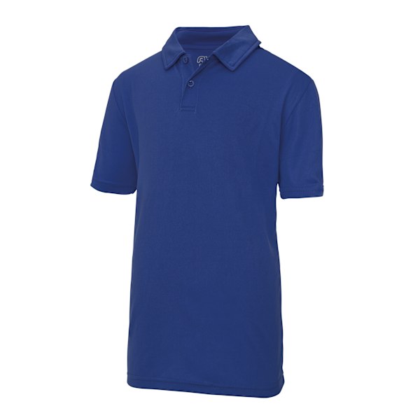 AWDis Just Cool Kids Unisex Sports Polo Plain Shirt 3-4 år R Royal 3-4 Years