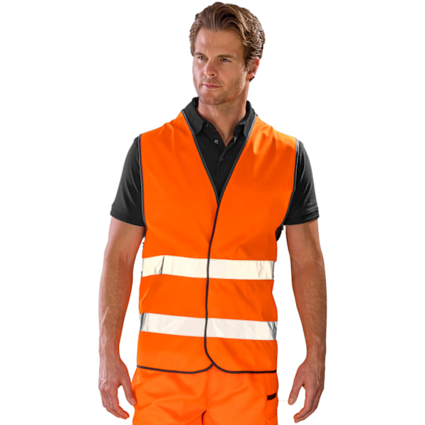Result Unisex Vuxen Hög-Vis Reflekterande Väst L, XL Fluorescerande Fluorescent Orange L, XL