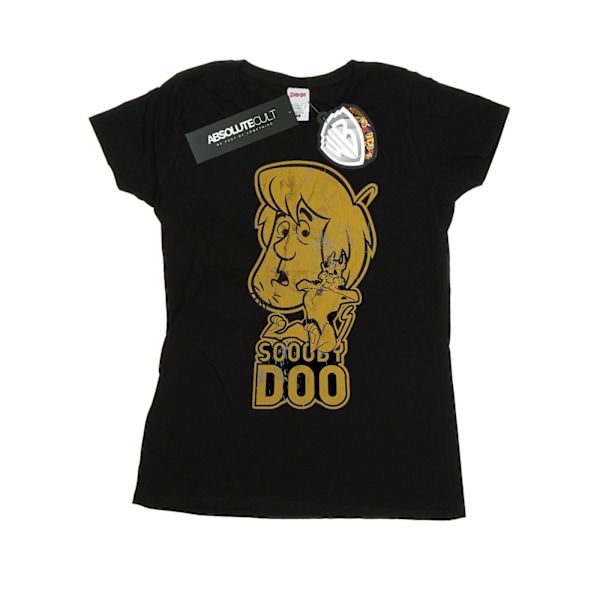 Scooby Doo Dam/Kvinnor Och Shaggy Bomull T-Shirt M Svart Black M