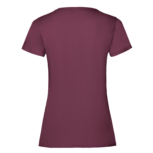 Fruit of the Loom Dam/Dam Lady Fit T-shirt L Bourgogne Burgundy L